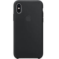 Apple Coque en silicone Apple iPhone X / Xs - Noir