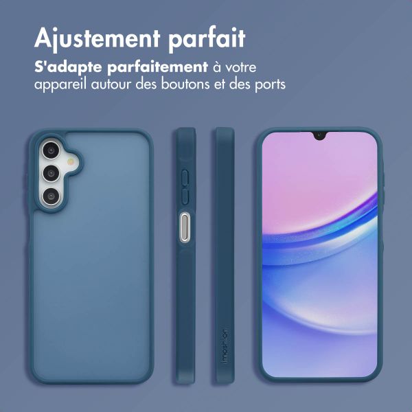 imoshion Coque Color Guard Samsung Galaxy A15 (5G) - Bleu foncé