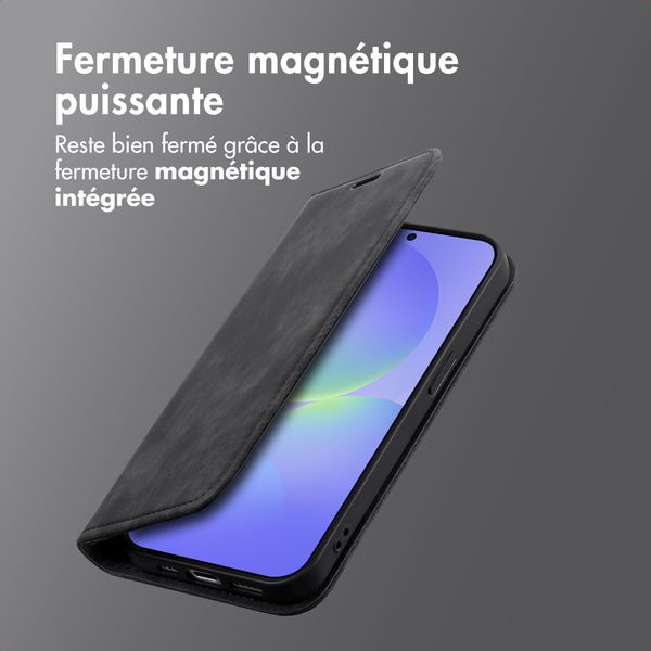 imoshion Étui de téléphone portefeuille Slim Samsung Galaxy A57 (5G) - Noir