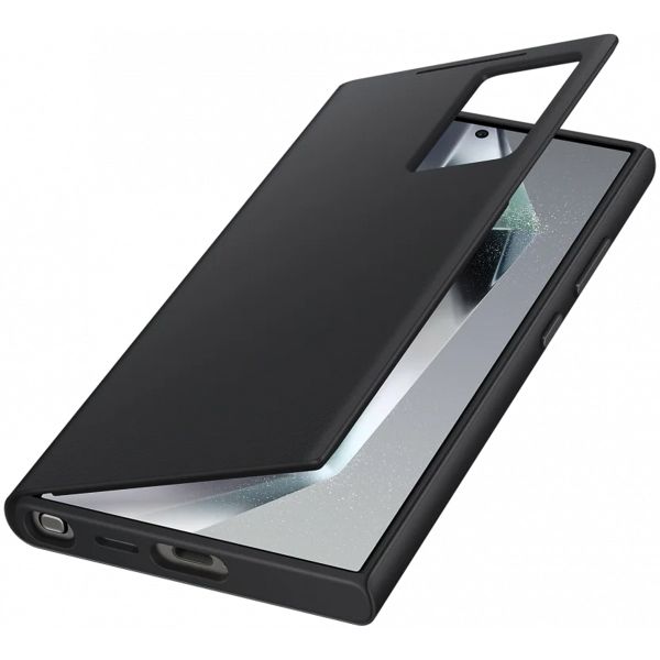 Samsung Original Coque S View Samsung Galaxy S24 Ultra - Noir
