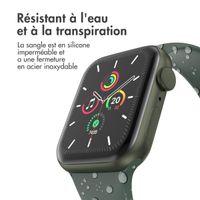 imoshion Bracelet en silicone⁺ Apple Watch | 44/45/46/49 mm - Taille M/L - Olive