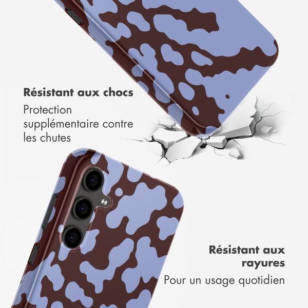 Selencia Coque arrière Vivid Samsung Galaxy S24 FE - Moo'd Lavender Glow