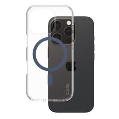 CARE by PanzerGlass Coque Urban Combat MagSafe Apple iPhone 16 Pro - Blue