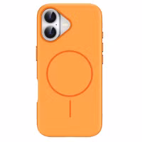 imoshion Coque arrière Color avec Thin MagSafe Ring Apple iPhone 16 - Orange