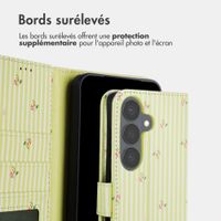imoshion Étui de télephone portefeuille Design Samsung Galaxy S26 FE - Garden Stripes
