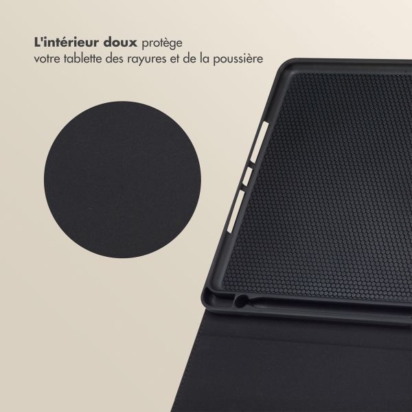 Selencia Coque tablette Sabi avec imprimé léopard Apple iPad 9 (2021) 10.2 pouces / iPad 8 (2020) 10.2 pouces / iPad 7 (2019) 10.2 pouces - Mocha Brown