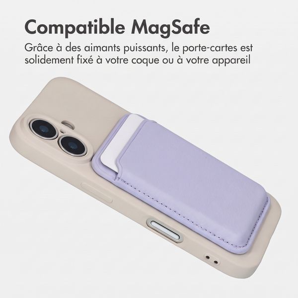 imoshion Porte-cartes magnétique - Compatible avec MagSafe - Violet