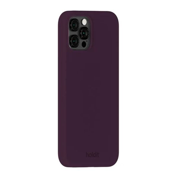 Holdit Coque Silicone iPhone 12 / 12 Pro - Deep Plum