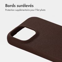 imoshion Coque arrière Texture Apple iPhone 14 Pro - Marron foncé