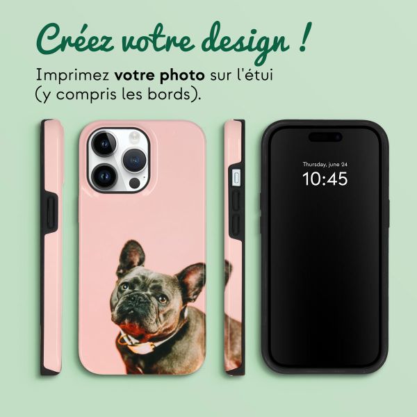 Concevez votre propre coque Tough Apple iPhone 14 Pro Max - Blanc