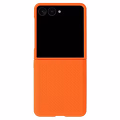 Accezz Coque arrière Grid Samsung Galaxy Z Flip 8 - Orange