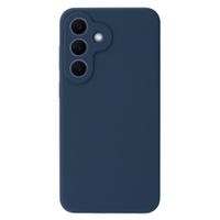 Accezz Coque Liquid Silicone avec MagSafe Samsung Galaxy S26 FE - Bleu foncé