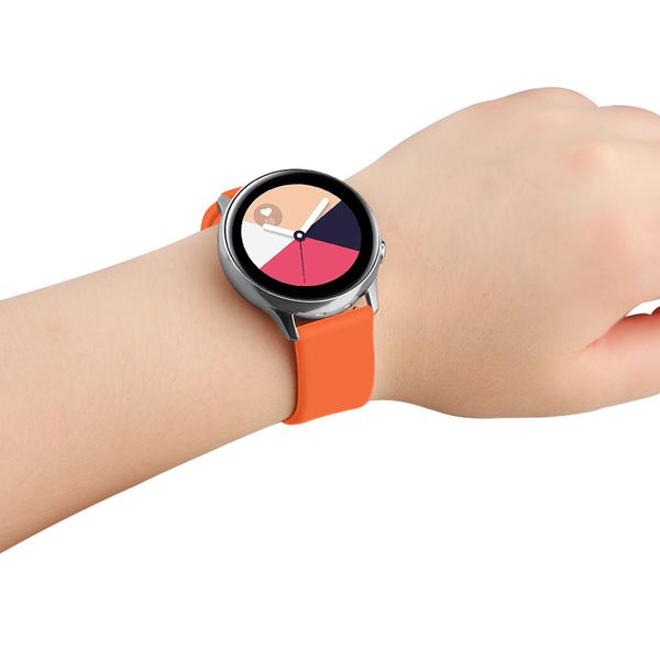 imoshion Bracelet silicone Samsung Galaxy Watch 4 / 5 / 6 / 7 / FE (20 mm) - Orange