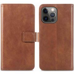 imoshion Étui de télephone portefeuille de luxe Apple iPhone 13 Pro Max - Marron
