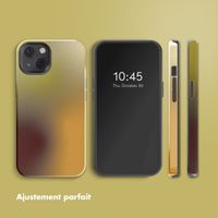 Selencia Coque arrière Vivid avec MagSafe Apple iPhone 13 - Gradient Olive Dust