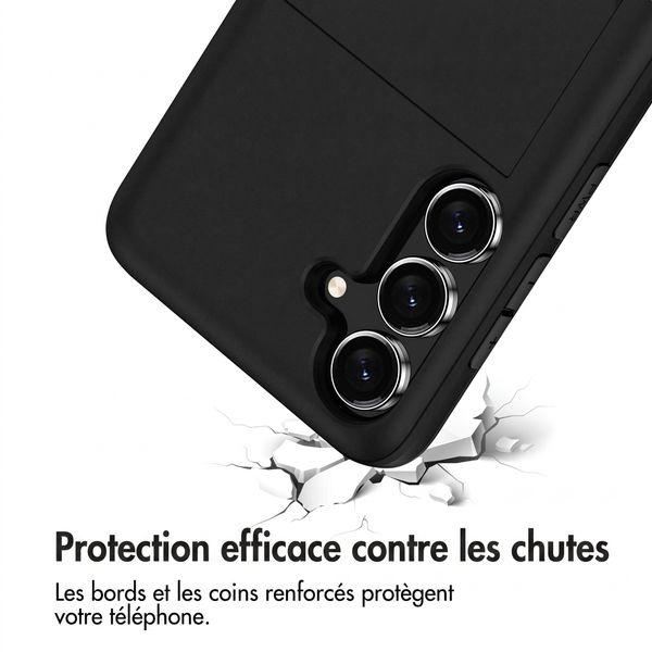 imoshion Coque arrière avec porte-cartes Samsung Galaxy S26 FE - Noir