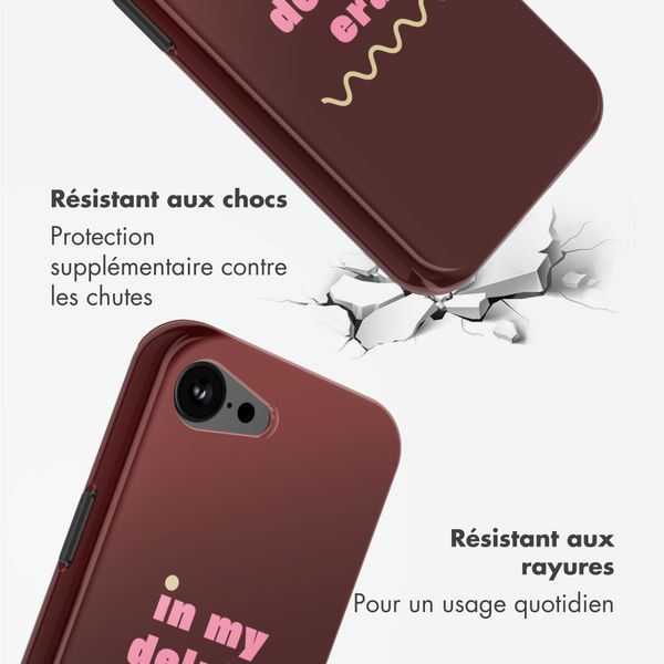 Selencia Coque arrière Vivid avec MagSafe Apple iPhone 17e / 16e - Delulu