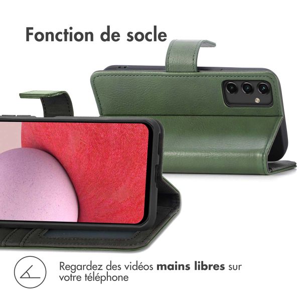 imoshion Étui de télephone portefeuille de luxe Samsung Galaxy A14 (5G/4G) - Vert