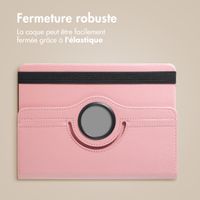 imoshion Coque tablette rotatif à 360° Samsung Galaxy Tab S10 Plus / Tab S9 FE Plus / Tab S9 Plus - Rose