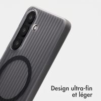 Accezz Coque arrière Lite avec MagSafe | Fluted | Samsung Galaxy S25 - Gris