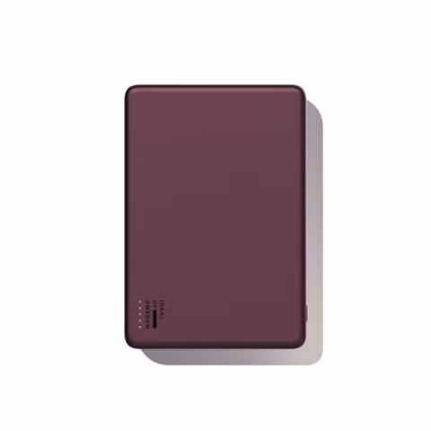 iDeal of Sweden MagSafe Powerbank Slim 5.000 mAh - Batterie externe sans fil - Cherry Lacquer
