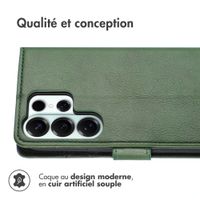 imoshion Étui de télephone portefeuille de luxe Samsung Galaxy S26 Ultra - Vert