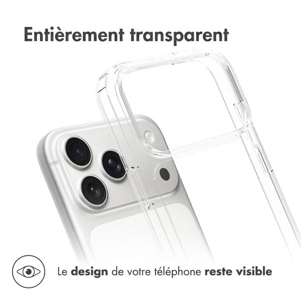 Accezz Coque Xtreme Impact Apple iPhone 18 Pro Max / 17 Pro Max - Transparent