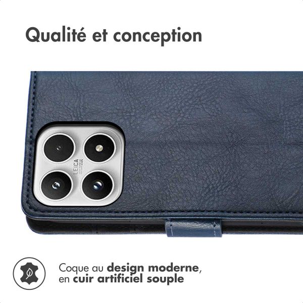 imoshion Étui de télephone portefeuille de luxe Xiaomi 17 - Bleu foncé