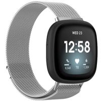 imoshion Bracelet magnétique milanais Fitbit Versa 4/ 3 / Sense (2) - Argent