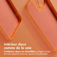 imoshion Coque Couleur avec MagSafe Apple iPhone 15 Pro Max - Orange