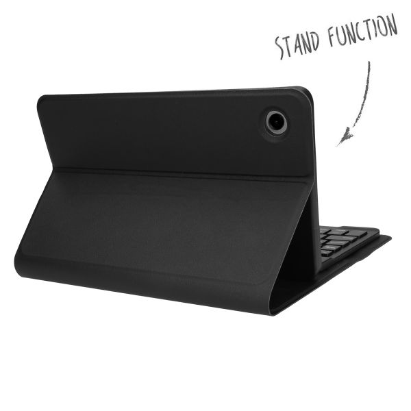 Accezz Étui de tablette Bluetooth Clavier Samsung Galaxy Tab A9 Plus - QWERTY / NL - Noir