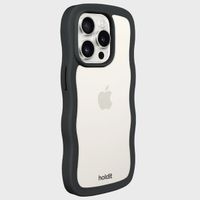 Holdit Coque Wavy Apple iPhone 14 Pro Max - Black / Transparent