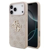 Guess Coque 4G Metal Logo Backcover Apple iPhone 17 Pro Max - Rose