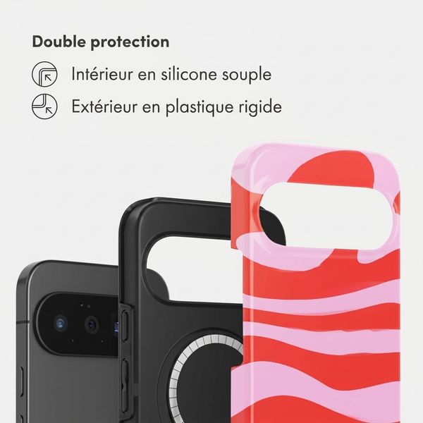 Selencia Coque arrière Vivid avec MagSafe Google Pixel 11 - Dream Swirl Pink