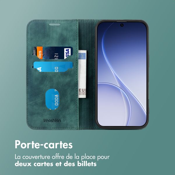 imoshion Étui de téléphone portefeuille Slim Oppo Reno15 F (5G) - Vert