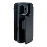 Decoded Portefeuille détachable 2 en 1 en cuir MagSafe Apple iPhone 17 - Navy Shadow