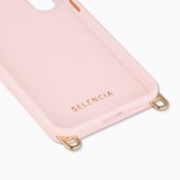 Selencia Coque arrière Rivièra avec MagSafe avec crochets amovibles Samsung Galaxy S24 FE - Sorbet Pink