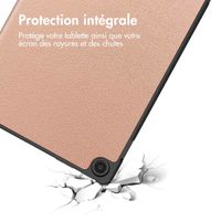 imoshion Coque tablette Trifold Amazon Fire Max 11 - Rose Doré