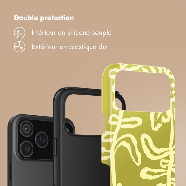 Selencia Coque arrière Vivid Apple iPhone 17 Pro - Chalky Bloom