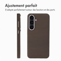 Accezz Coque arrière Mesh avec MagSafe Samsung Galaxy S25 / S24 - Marron