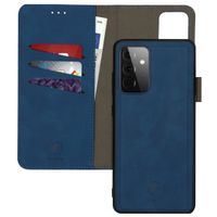 imoshion Etui de télephone luxe 2-en-1 amovible Samsung Galaxy A72 - Bleu foncé