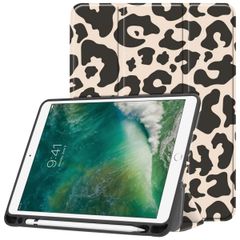 imoshion Coque tablette Design Trifold Apple iPad 6 (2018) 9.7 pouces / iPad 5 (2017) 9.7 pouces / Air 2 (2014)/Air 1 (2013) - Leopard