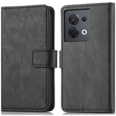 imoshion Étui de télephone portefeuille de luxe Oppo Reno 8 5G - Noir