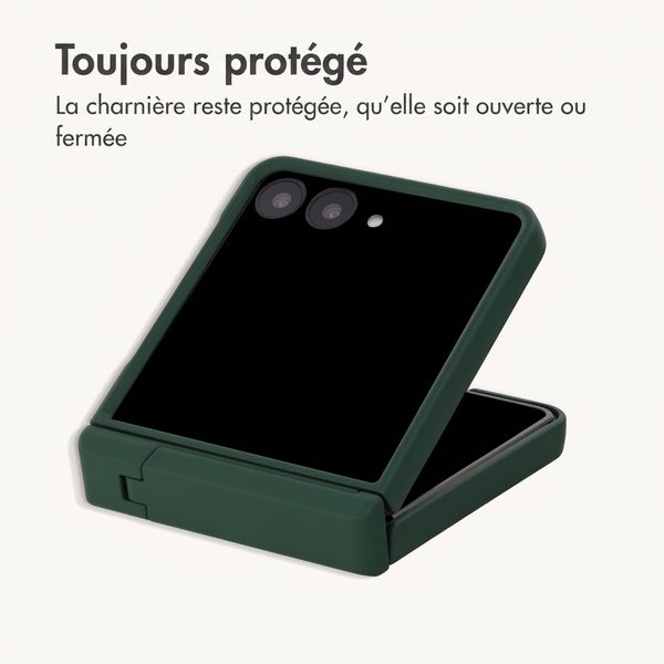 imoshion Color Backcover avec support Samsung Galaxy Z Flip 8 - Vert foncé
