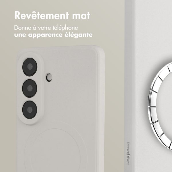 imoshion Coque Couleur avec MagSafe Samsung Galaxy S26 Plus - Beige