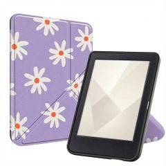 imoshion Étui de liseuse portefeuille design Pliable Kobo Clara Colour / BW - Flowers Distance