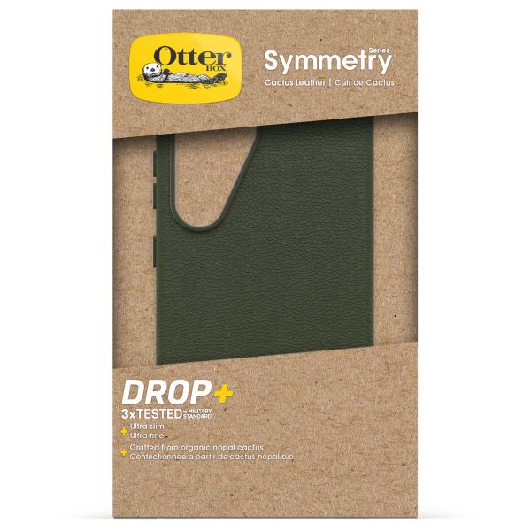 OtterBox Coque en cuir de cactus Symmetry Samsung Galaxy S25 - Cactus Grove