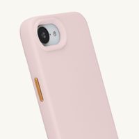 Selencia Coque arrière Rivièra avec MagSafe avec crochets amovibles Apple iPhone 17e / 16e - Sorbet Pink