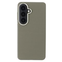 Accezz Coque arrière Mesh avec MagSafe Samsung Galaxy S26 - Gris foncé