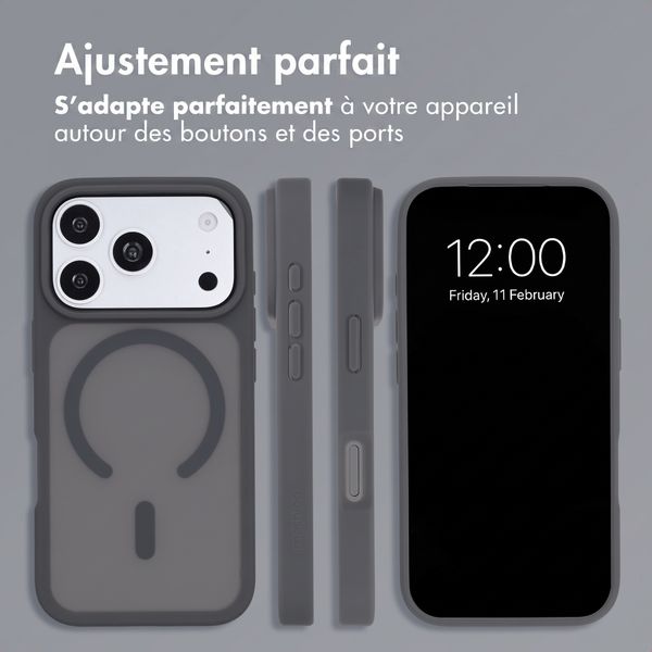 imoshion Coque Color Guard avec MagSafe Apple iPhone 18 Pro Max / 17 Pro Max - Gris